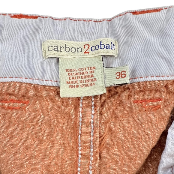 carbon2cobalt Men's Breakwater Cotton Shorts 36 Waist - Picture 4 of 8